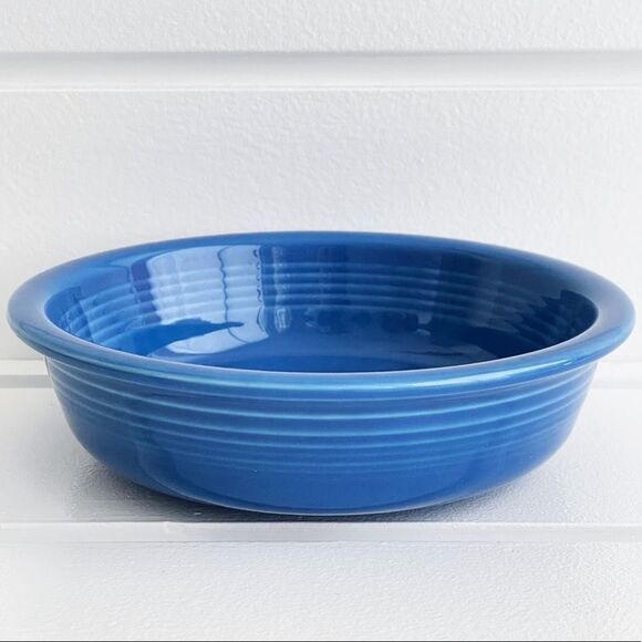 Fiesta Homer Laughlin Lapis Medium 19 ounce 6 7/8” Round Serving Bowl - Picture 4 of 6